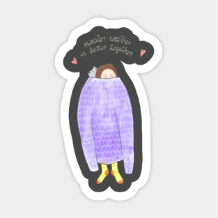 Sweater Weather Sticker